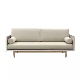 Диван AS Джоди 205x100x65 беленый дуб/молочный