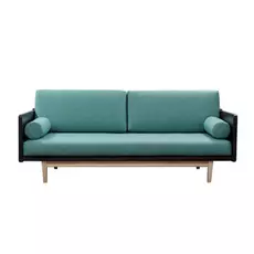 Диван AS Джоди 205x100x65 венге/бирюзовый