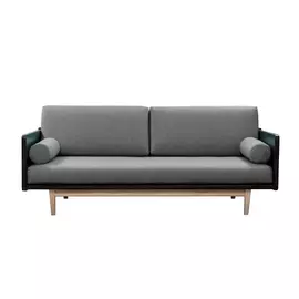 Диван AS Джоди 205x100x65 венге/серый