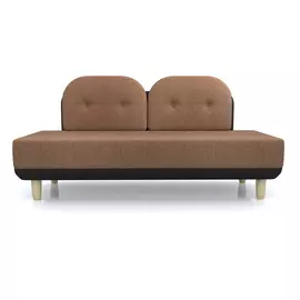 Диван AS Тера 192x80x91 коричневая рогожка