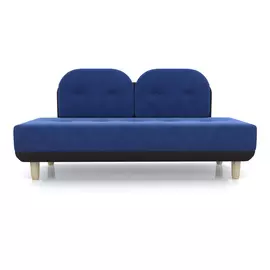 Диван AS Тера 192x80x91 синий велюр