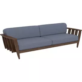 Диван двухместный 770в х 2510ш х 905г термоясень карбон - RF.12.05.066