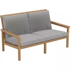 Диван двухместный 870в х 1500ш х 865г тик светло-серый - BR.12.05.084