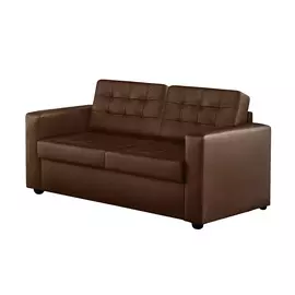 Диван ФC Нубия натуральная кожа 160x86x86 темно-коричневый