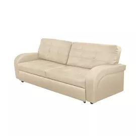 Диван ФС Натиша натуральная кожа светло-бежевый 240x88x94