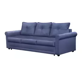 Диван ФС Нири натуральная кожа синий 236x89x86 см