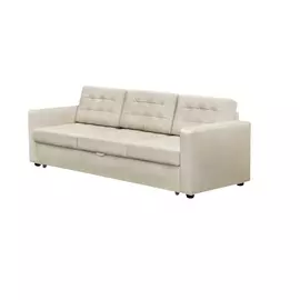 Диван ФС Нубия натуральная кожа светло-бежевый 239x86x89