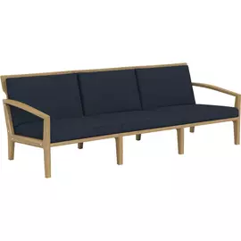 Диван трехместный 780в х 2190ш х 890г ироко темно-синий - VO.12.06.150