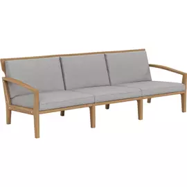Диван трехместный 780в х 2190ш х 890г тик светло-серый - VO.12.06.084