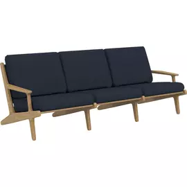 Диван трехместный 805ш х 2240в х 935г ироко темно-синий - SG.12.06.150