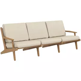 Диван трехместный 805ш х 2240в х 935г тик бежевый - SG.12.06.078