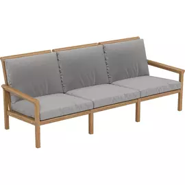 Диван трехместный 870в х 2190ш х 865г тик светло-серый - BR.12.06.084