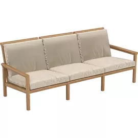 Диван трехместный 870в х 2190ш х 865г тик бежевый - BR.12.06.078