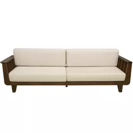Диван Yachtline Ироко венге бежевый трехместный