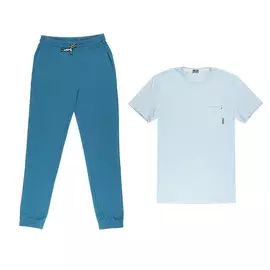 Домашний мужской комплект Pantelemone PDK-215 серо-голубой 52