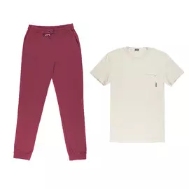 Домашний мужской комплект Pantelemone PDK-215 светло-серый