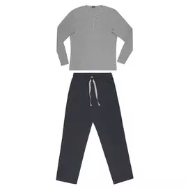 Домашний мужской комплект Pantelemone со штанами 48 серый