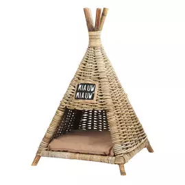 Домик-вигвам для кошки Van der leeden rattan 45x45х72cm