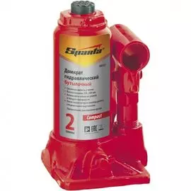 Домкрат гидравлический бутылочный Sparta Compact 50332 3т, h подъема 180-320 мм