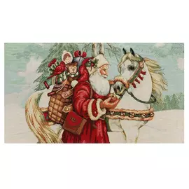 Дорожка гобелен Bottaro новый год 40х70
