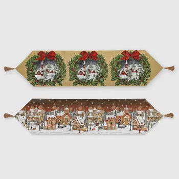 Дорожка на стол Wonne Traum 32х135 новогодняя