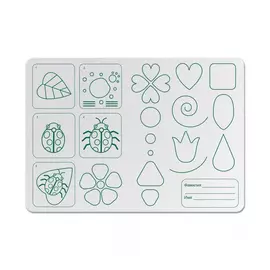 Доска для моделирования Creativiki А4 с трафаретом