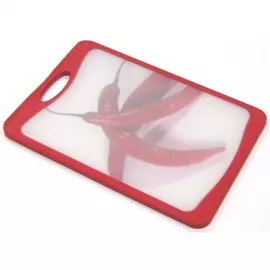 Доска разделочная Atlantis Flutto 20х14 см красный