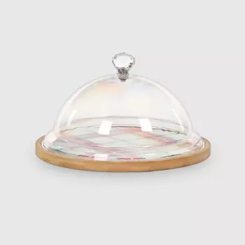 Доска разделочная Mercury Tableware 64338 с клошем 23 см