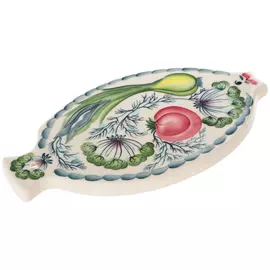 Доска разделочная Семикаракорская керамика Зеленый лук Укропчик