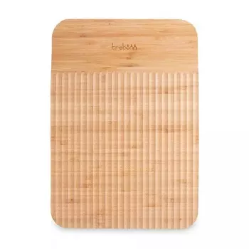 Доска разделочная Trebonn из бамбука, 34x24x1,9 см, с рифленой поверхностью