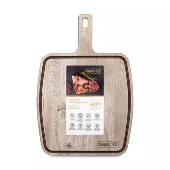 Доска с ручкой ComposeEat дуб светлый 36х25 см