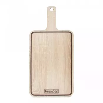 Доска с ручкой ComposeEat дуб светлый 37х18 см