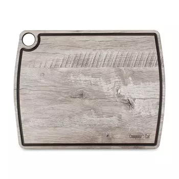 Доска с желобом ComposeEat дуб светлый 36х28 см