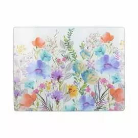 Доска стеклянная Creative tops Цветочный луг 40х30 см