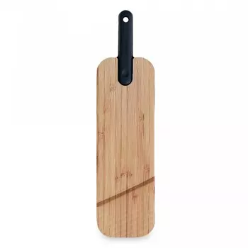 Доска Trebonn из бамбука 43х11х2.4 см с ножом для нарезки 18 см