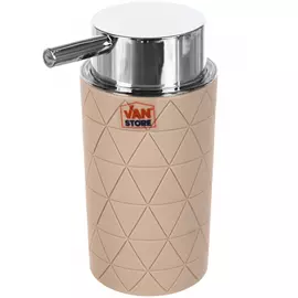 Дозатор для жидкого мыла Vanstore Diamond бежевый 300 мл
