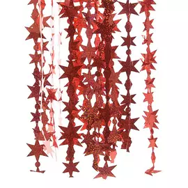 Дождь на елку Kaemingk красный 50х40 см