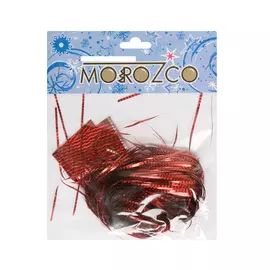 Дождик красный Morozco голография 2 м