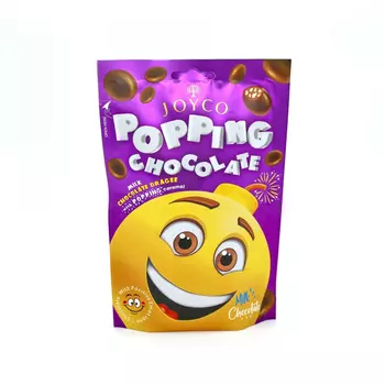 Драже JOYCO молочный шоколад, взрывная карамель 80 г