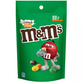 Драже M&M's с соленым арахисом 80 г