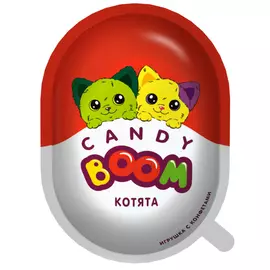 Драже шоколадное Candy Boom Котята с игрушкой 15 г
