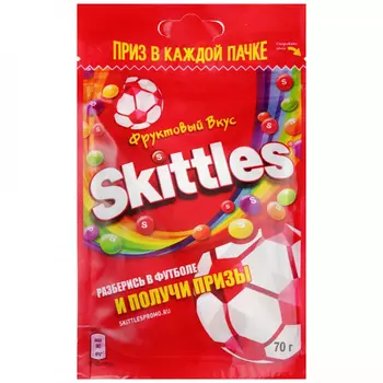 Драже Skittles Фрукты, 70 г