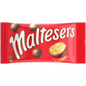 Драже в молочном шоколаде maltesers 37 г