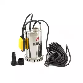 Дренажный насос Denzel DP600X, 600 Вт, подъем 7,5 м, 8500 л/ч