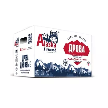 Дрова дубовые Alaska firewood 10кг pro