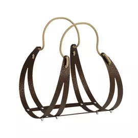 Дровница Grillux с пеньковой ручкой XL