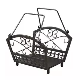 Дровница Royal Flame черный/античная бронза 44х41