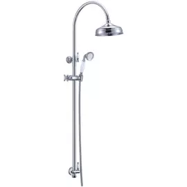 Душевая стойка Boheme Brillante серебряная 20,8х46,8х130 см