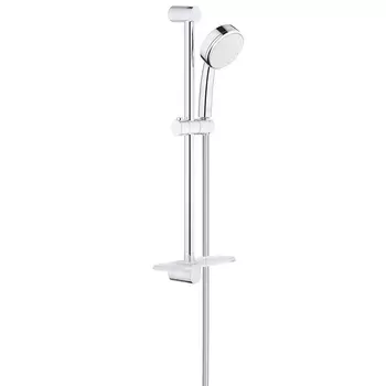 Душевой гарнитур GROHE New Tempesta Cosmopolitan 100 I с полочкой, душевая штанга 600 мм, хром