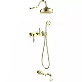 Душевой комплект Boheme Imperiale золотой (328)